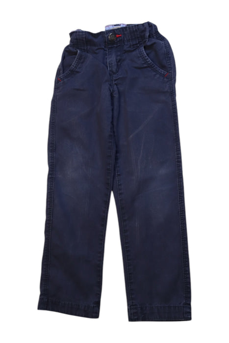 A Navy Casual Pants from Grain de Blé in size 3T for boy. (Front View)