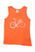 A Orange Sleeveless T Shirts from Petit Bateau in size 4T for neutral. (Front View)