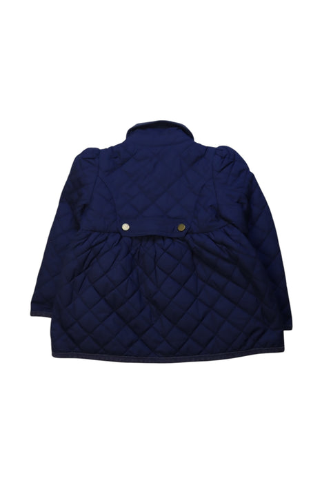 A Navy Puffer/Quilted Coats & Outerwear from Ralph Lauren in size 4T for girl. (Back View)