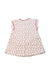 A White Short Sleeve Dresses from Petit Bateau in size 3-6M for girl. (Back View)
