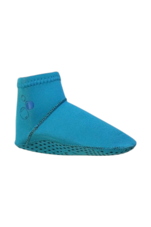 A Blue Aqua Shoes from Konfidence in size 12-18M for neutral. (Front View)