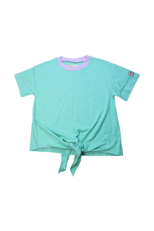 A Green Short Sleeve Tops from As Know As Ponpoko in size 10Y for girl. (Front View)