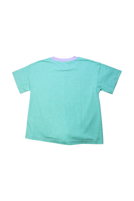 A Green Short Sleeve Tops from As Know As Ponpoko in size 10Y for girl. (Back View)