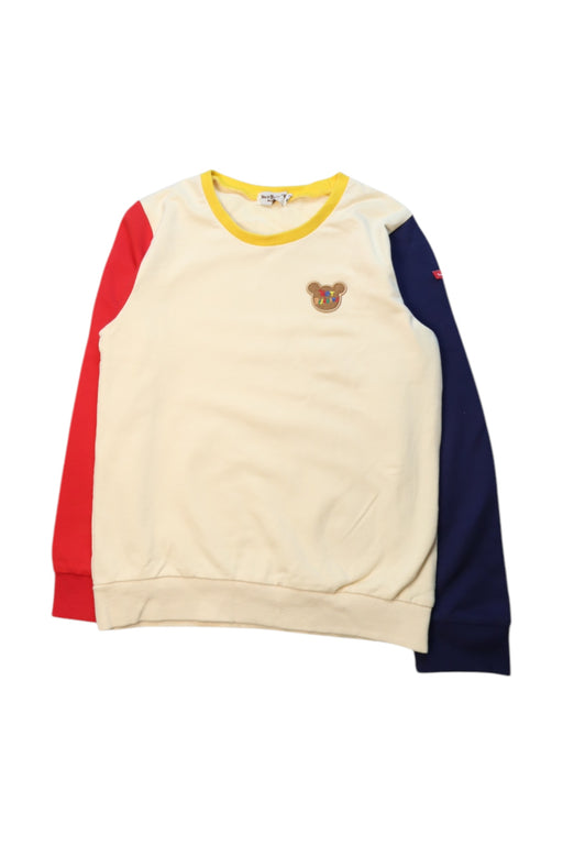 A Multicolour Crewneck Sweatshirts from Hot Biscuits Mikihouse in size 10Y for neutral. (Front View)