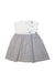 A White Short Sleeve Dresses from Il Gufo in size 12-18M for girl. (Front View)