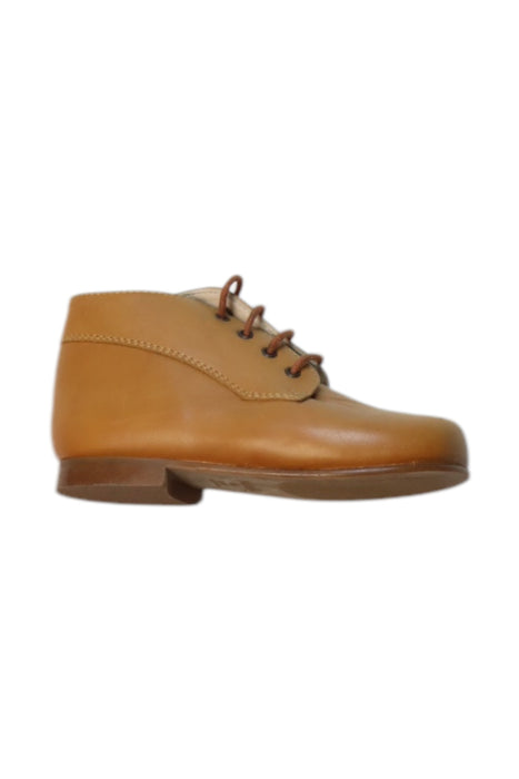 A Brown Dress Shoes from Beberlis in size 3T for neutral. (Front View)