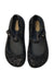 A Black Flats from Mini Melissa in size 3T for girl. (Back View)