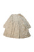 A Beige Long Sleeve Dresses from Konges Sløjd in size 3T for girl. (Back View)