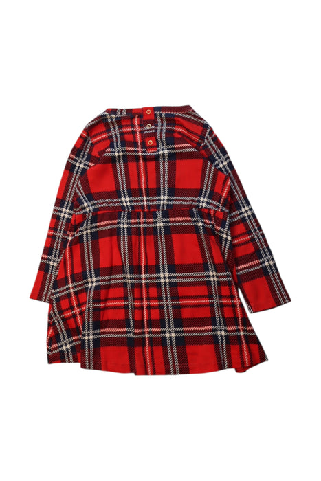 A Red Long Sleeve Dresses from Mini Rodini in size 18-24M for girl. (Back View)