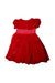 A Red Short Sleeve Dresses from Rachel Riley in size 4T for girl. (Back View)