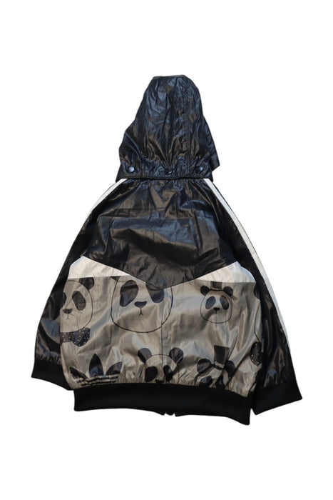 A Black Lightweight Jackets from Adidas Mini Rodini in size 6-12M for neutral. (Back View)