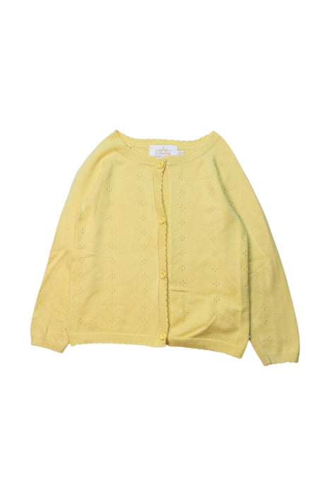 A Yellow Cardigans from Creamie in size 12-18M for girl. (Front View)