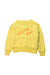 A Yellow Crewneck Sweatshirts from The Animals Observatory in size 2T for neutral. (Front View)