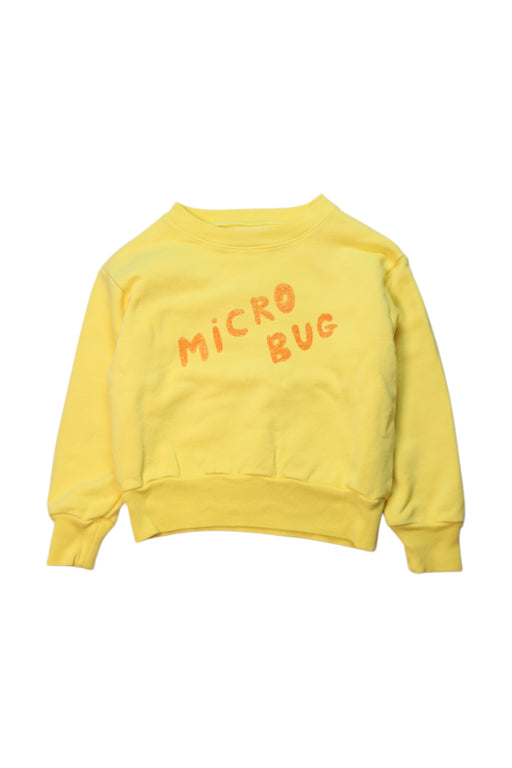 A Yellow Crewneck Sweatshirts from The Animals Observatory in size 2T for neutral. (Front View)