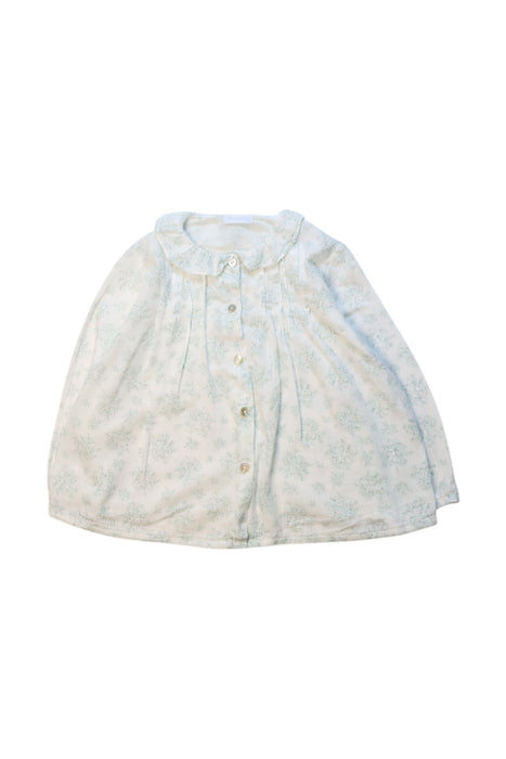 A Ivory Long Sleeve Tops from Laranjinha in size 18-24M for neutral. (Front View)