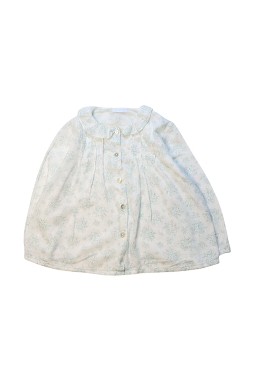 A Ivory Long Sleeve Tops from Laranjinha in size 18-24M for neutral. (Front View)
