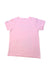 A Pink Short Sleeve T Shirts from Double B Mikihouse in size 7Y for neutral. (Back View)