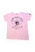 A Pink Short Sleeve T Shirts from Double B Mikihouse in size 7Y for neutral. (Front View)