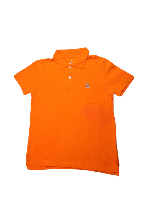 A Orange Short Sleeve Polos from Crewcuts in size 6T for boy. (Front View)