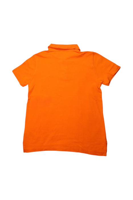 A Orange Short Sleeve Polos from Crewcuts in size 6T for boy. (Back View)