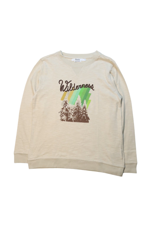 A Beige Crewneck Sweatshirts from Bonpoint in size 8Y for neutral. (Front View)