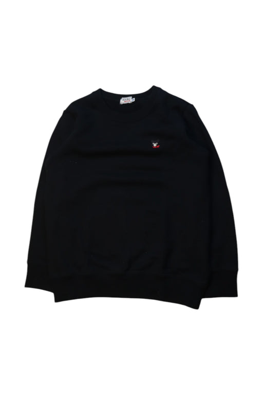 A Black Crewneck Sweatshirts from Double B Mikihouse in size 7Y for neutral. (Front View)