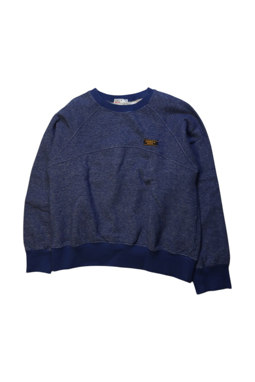 A Navy Crewneck Sweatshirts from Double B Mikihouse in size 7Y for neutral. (Front View)