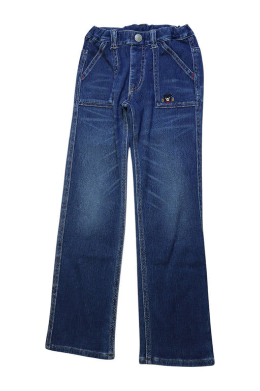 A Blue Jeans from Double B Mikihouse in size 7Y for neutral. (Front View)