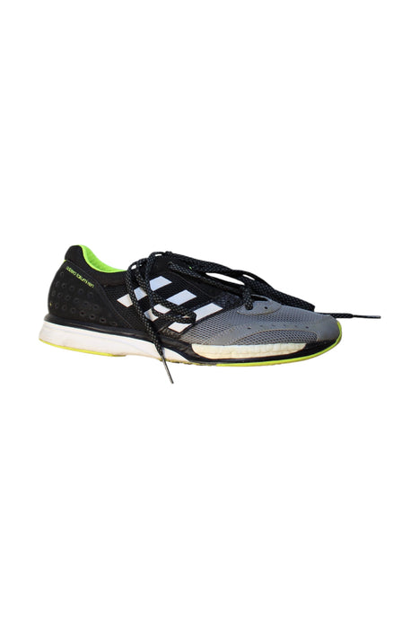 A Black Sneakers from Adidas in size 14Y for boy. (Front View)