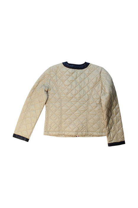 A Beige Puffer/Quilted Coats & Outerwear from River Woods in size 8Y for girl. (Back View)