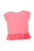 A Pink Short Sleeve Tops from Seed in size 10Y for girl. (Back View)