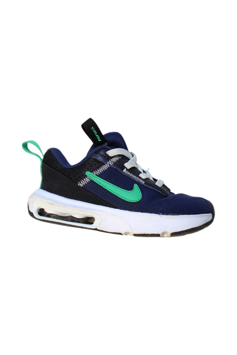 A Blue Sneakers from Nike in size 4T for boy. (Front View)