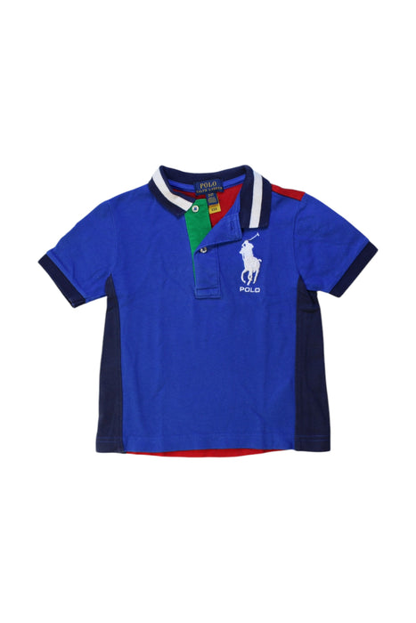 A Multicolour Short Sleeve Polos from Polo Ralph Lauren in size 2T for boy. (Front View)