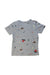 A Grey Short Sleeve T Shirts from Roots in size 3T for boy. (Back View)