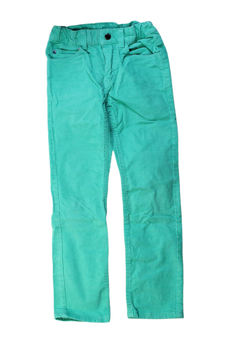 A Green Casual Pants from Jacadi in size 6T for girl. (Front View)