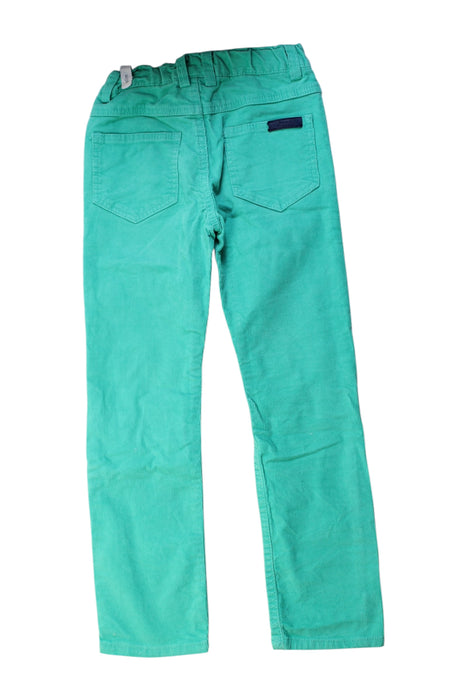 A Green Casual Pants from Jacadi in size 6T for girl. (Back View)