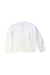 A White Cardigans from Seed in size 5T for girl. (Front View)