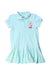 A Blue Short Sleeve Dresses from Levi's in size 4T for girl. (Front View)