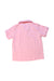 A Pink Short Sleeve Polos from Balabala in size 5T for girl. (Back View)