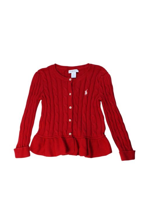 A Red Cardigans from Ralph Lauren in size 18-24M for girl. (Front View)