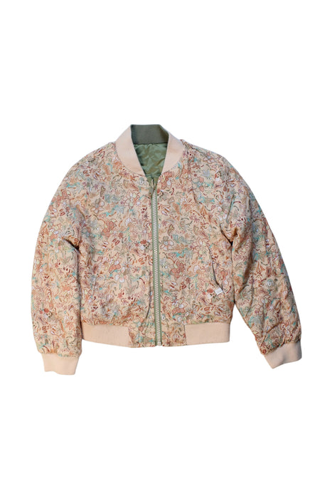 A Multicolour Lightweight Jackets from IKKS in size 5T for girl. (Front View)