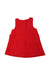 A Red Sleeveless Dresses from Jacadi in size 6-12M for girl. (Front View)