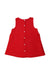 A Red Sleeveless Dresses from Jacadi in size 6-12M for girl. (Back View)