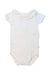 A White Short Sleeve Bodysuits from Bonpoint in size 12-18M for neutral. (Front View)