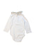 A White Long Sleeve Bodysuits from Cyrillus in size 6-12M for neutral. (Back View)