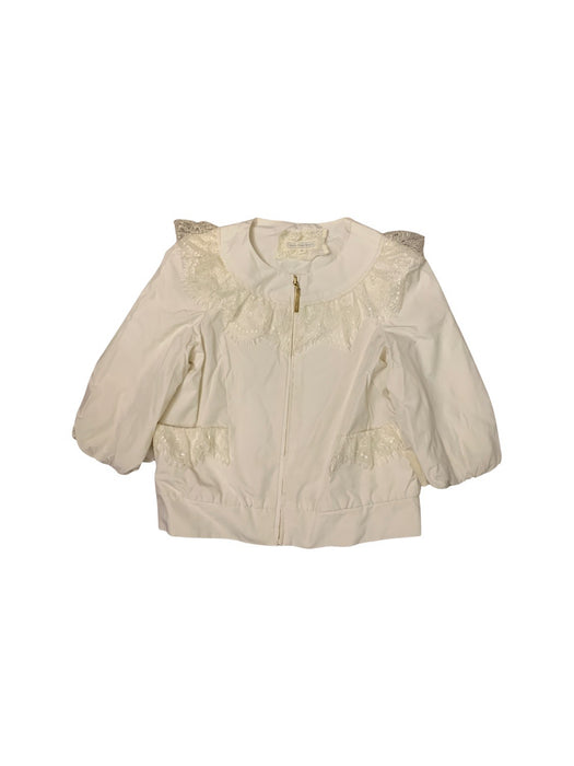 A White Lightweight Jackets from Nicholas & Bears in size 6T for girl. (Front View)