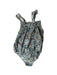 A Blue Sleeveless Rompers from Peggy in size 2T for girl. (Front View)