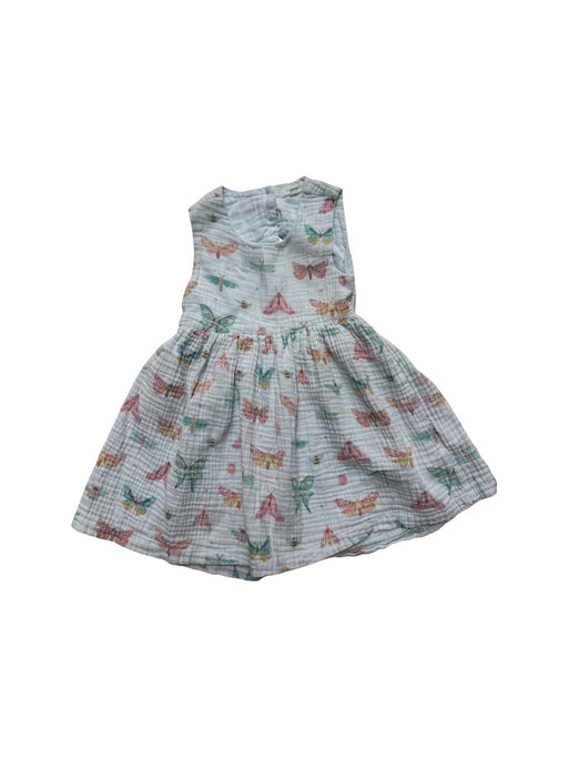 A Multicolour Sleeveless Dresses from Purebaby in size 12-18M for girl. (Front View)
