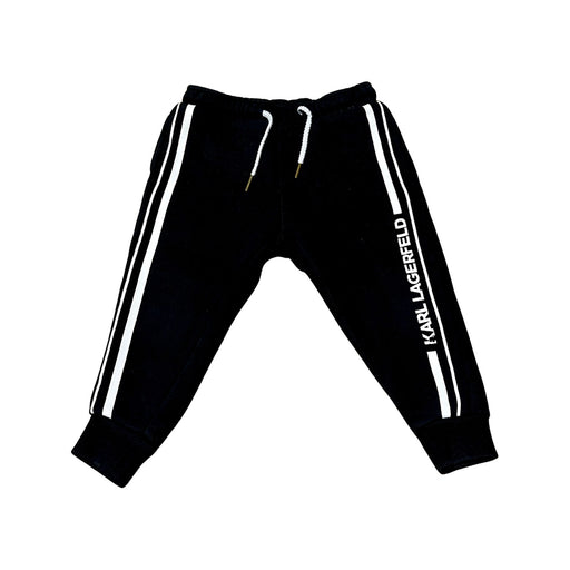 A Black Sweatpants from Karl Lagerfeld in size 12-18M for neutral. (Front View)