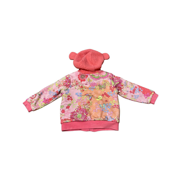 A Pink Lightweight Jackets from Kingkow in size 2T for girl. (Back View)